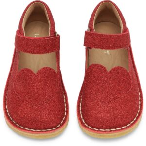 Konges Slojd pantofle Minnie Coeur Glitter Christmas Red