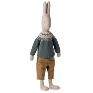 Maileg króliczek Rabbit size 5 Pants and knitted sweater