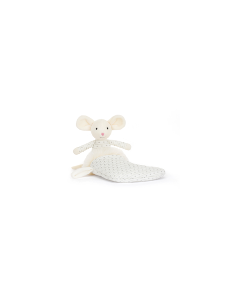 Jellycat Myszka w lśniącej skarpecie - przytulanka dla dzieci