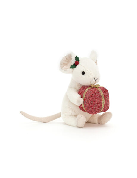 Jellycat przytulanka Wesoła myszka z prezentem