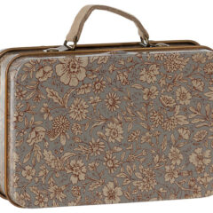 Maileg Pudełeczko Small suitcase blossom grey SS23