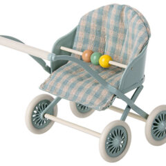 Maileg wózek twins Stroller Baby Mint SS23