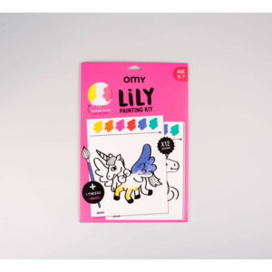 OMY zestaw do kolorowania z farbami jednorożec Lilly 193