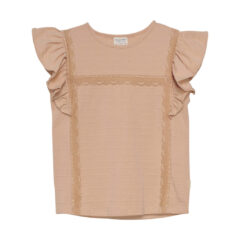 Minymo T-shirt ss Jacquard dusty pink 123136 5316 A