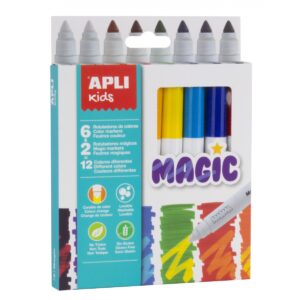 Apli Kids magiczne flamastry 8 kolorów