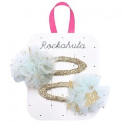 Rockahula Kids 2 spinki do włosów Sparkle Star Tulle Ruffle