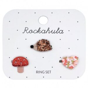 Rockahula Kids 3 pierścionki Hattie Hedgehog