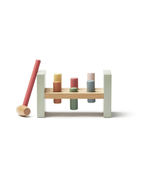 Kid's Concept - Ławka z młotkiem EDVIN - Zabawki drewniane