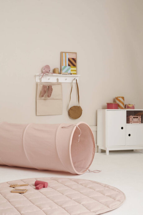 Kid's Concept - Tunel do zabawy light pink - Zabawki drewniane