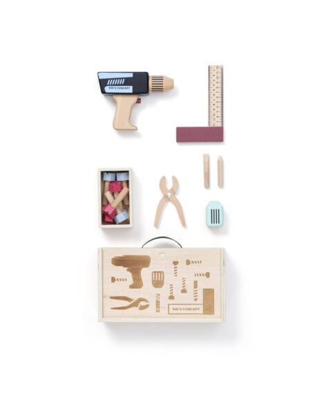 Kid's Concept - Walizka z narzędziami KID'S HUB - Zabawki drewniane