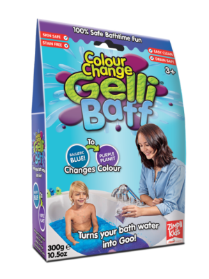 Zimpli Kids Magiczny proszek do kąpieli Gelli Baff Colour Change błękitny 3+