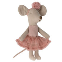 Maileg Myszka Ballerina Little sister mouse Rose 17-3105-00