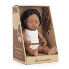Miniland Baby Lalka chłopiec Rdzenny Amerykanin 38cm