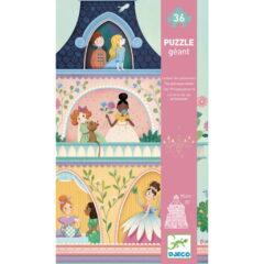 Djeco puzzle kartonowe Wieża księżniczek