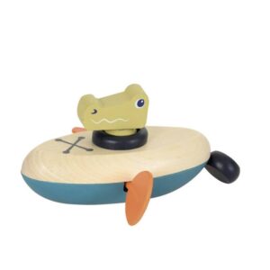 Egmont Toys Zabawka do kąpieli nakręcana łódź Krokodyl
